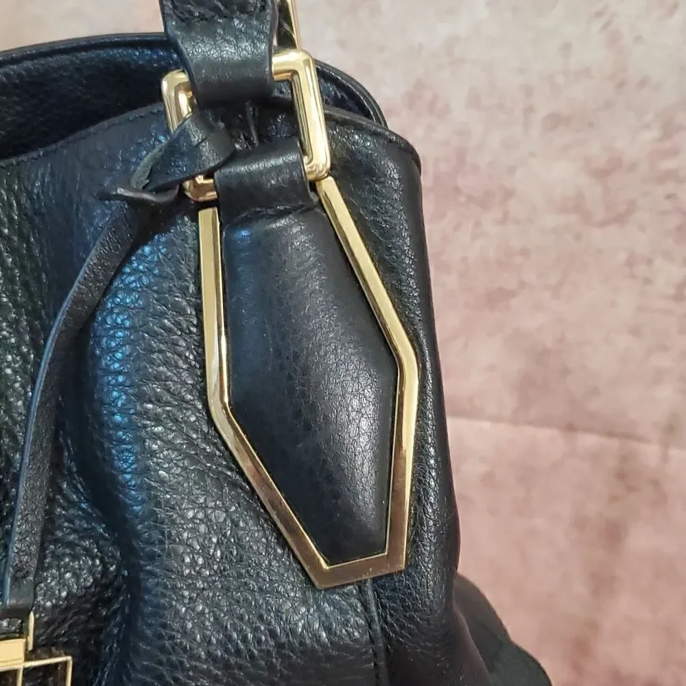 CALVIN KLEIN Black Leather Handbag‎